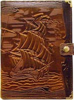 ежедневник кожаный А5 с кнопкой