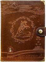 ежедневник кожа датированный с кнопкой