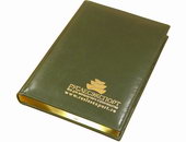 ежедневник из кожи с застежкой