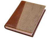 ежедневник из кожи лосося